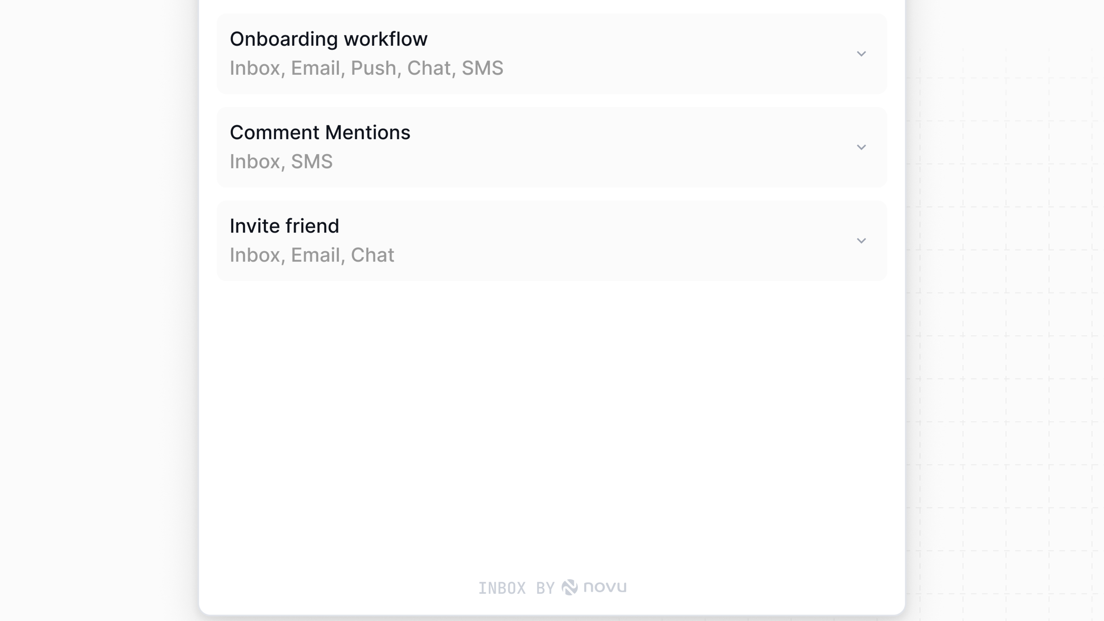 Workflow specific preferences